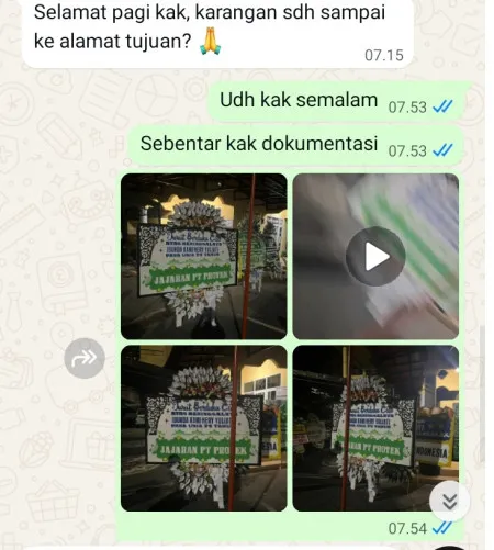 Pengiriman Papan Bunga Selamat Pakansari Cibinong