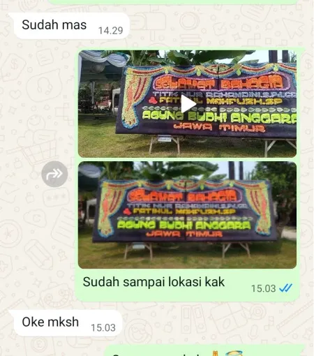 Pengiriman Papan Bunga Pakansari Cibinong