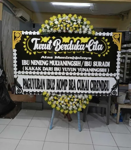 Papan Bunga Duka Pakansari Cibinong
