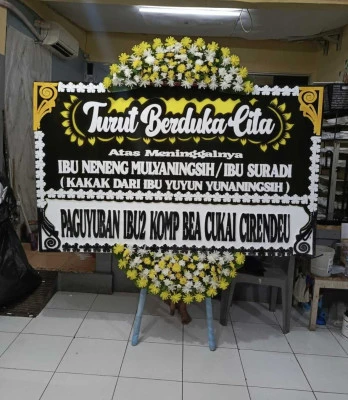 Papan Bunga di Pakansari Cibinong